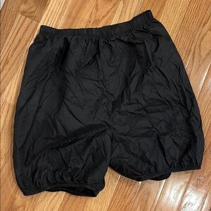 Body Wrappers Black Dance “trashbag” Shorts